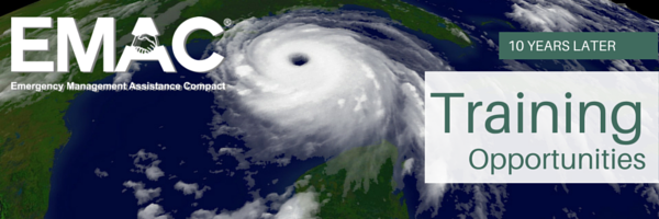 EMAC training opportunities and improvements following Hurricane Katrina