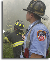 Firefighters deployed during the 2005 hurricane season